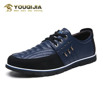 

Genuine Leather Men Casual Shoes Sneakers High Quality Mens Loafers Moccasins Breathable Driving Shoes Plus Size 39-48 Rubber
