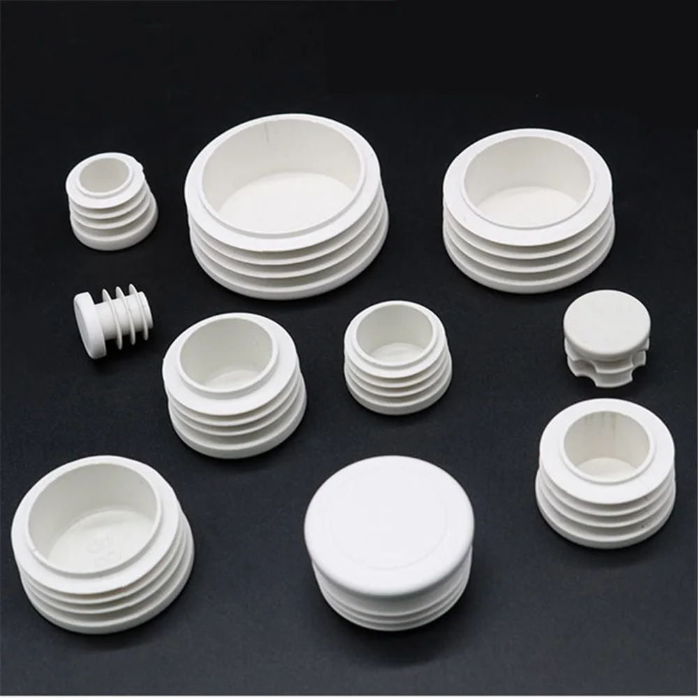 Embouts d'obturation ronds en plastique blanc, tube, inserts de tuyaux,  bouchon, bonde, Dia16, 19, 22, 25, 28, 30, 32, 38, 40, 42, 45, 50, 63, 70,  74, 76, 80, 90, 100mm - AliExpress