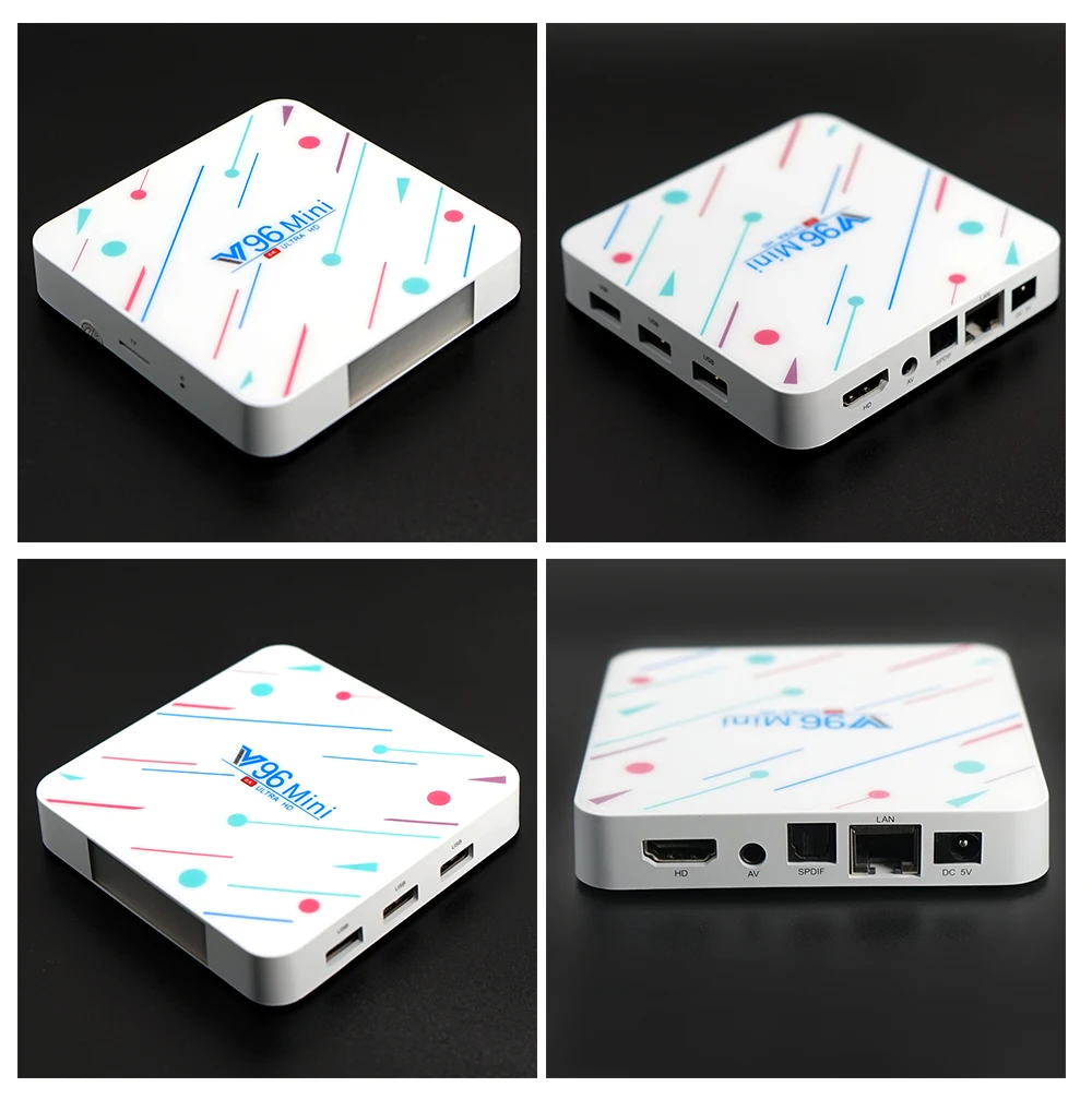 Vmade мини компьютерной приставки к телевизору Allwinner H6 Quad Core Android 9 0 4G + 128 ГБ UHD 6K H.265 WI