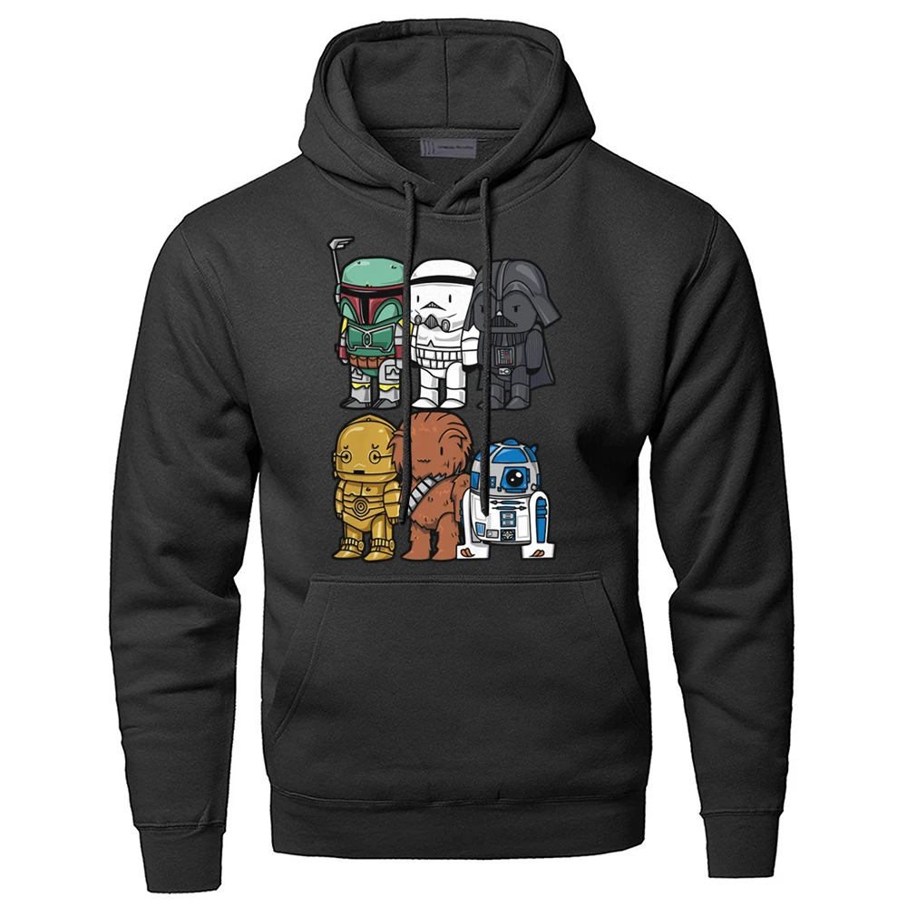 Star Wars Hoodies Sweatshirts Men Yoda Darth Vader Hooded Sweatshirt Hoodie Winter Autumn Fleece Streetwear Starwars Sportswear