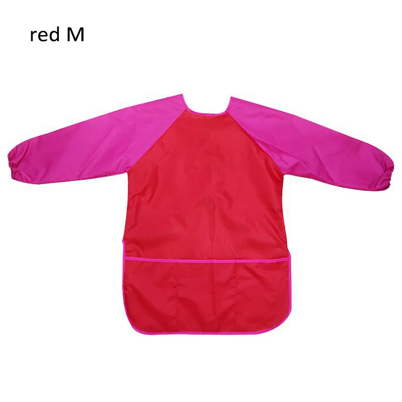 Portable Learning Education Interesting Toys Waterproof Birthday Gift Kids Children Smock Painting Apron Art Aprons 1PC