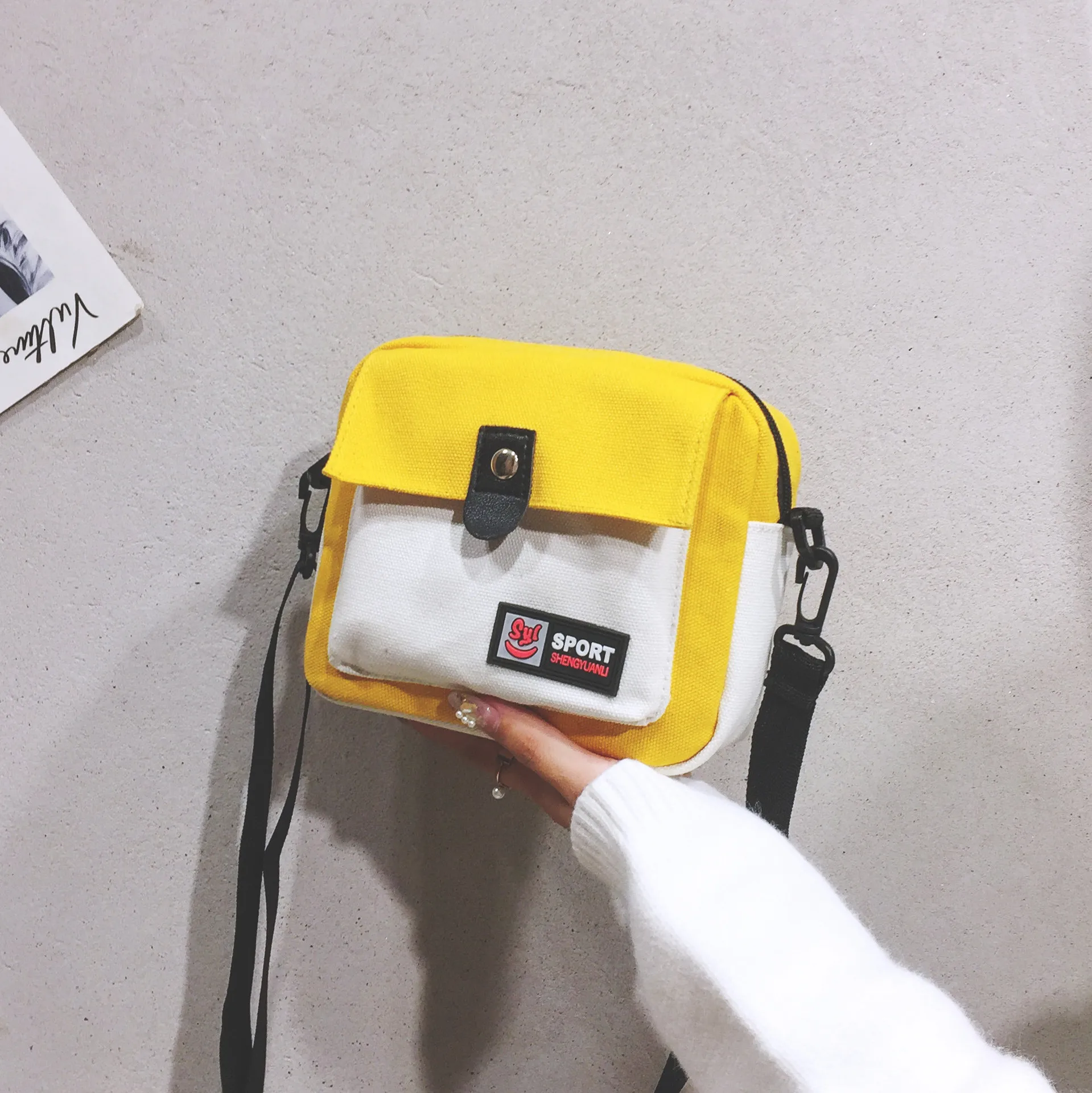 

2020 Casual Canvas Bag Women Small Cross Body Bag Woman Mini Bags Shoulder Bag For Women Purses&Phone Bags Womens Bolsa Feminina