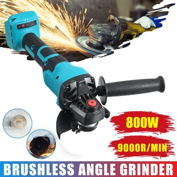 

105mm Cordless Angle Grinder Polisher 18V 800W Polishing Machine Cutting Tool Without Battery Multi-function Power Tools
