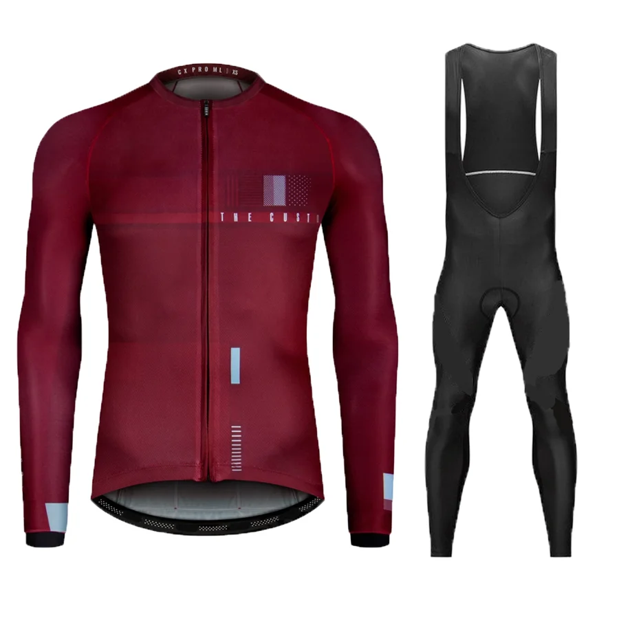 Long sleeve GOBIKING, весна/осень, одежда для велоспорта, мужской комплект, одежда для велоспорта, одежда для велоспорта/с длинным рукавом, комплекты из Джерси для велоспорта - Цвет: Long sleeve