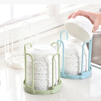 

1x Plastic Dish Plate Drying Rack Bowl Holder Storage Rack Drainer Kitchen Organizer Rack Cozinha Kitchen Accessories