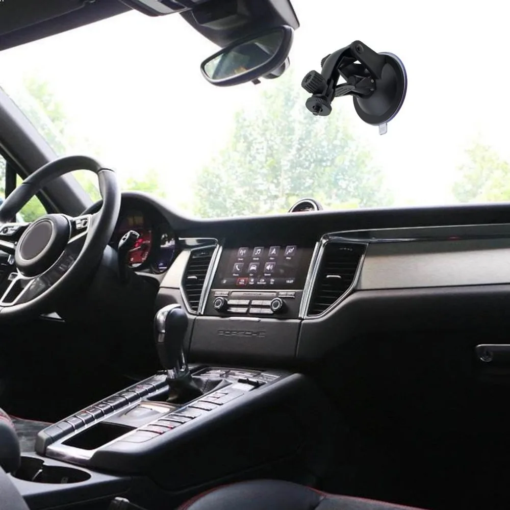 Профессиональный держатель на присоске для лобового стекла автомобиля, кронштейн для регистратора с адаптером для штатива для камеры Gopro Hero 3 2 1