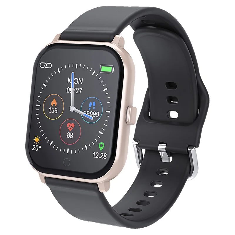 Смарт-часы MKS5, фитнес-часы, водонепроницаемые, Bluetooth, спортивные, трекер сердечного ритма, напоминание о звонках/сообщениях, умные часы для Android iOS - Цвет: MKS5 Gold