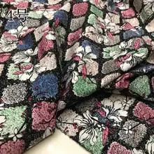 3 стиля тяжеловесная эластичная хлопковая трикотажная ткань с принтом, текстиль, наппе Ридо тиссу, пэчворк, сделай сам, ткань метр C814