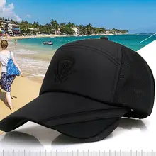 Регулируемая Кепка для гольфа бейсболка для улицы солнцезащитный козырек спортивный Зонт вышитый принт один размер хлопок унисекс шляпа с защитной сеткой