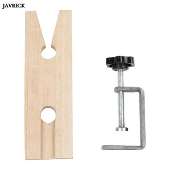 

Jewelers Bench Pin Clamp V-Slot C-Clamp Mount On Table Workbench Handmade Jewelry Making Tools
