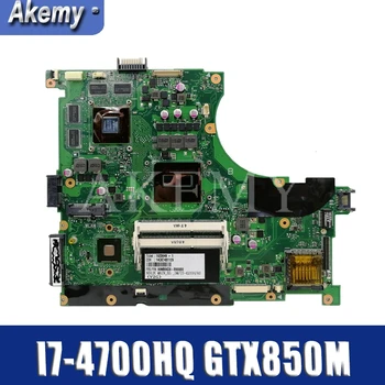 

For Asus N56JK G56JK G56J N56J I7-4700HQ CPU GTX850M laptop motherboard tested 100% work original mainboard
