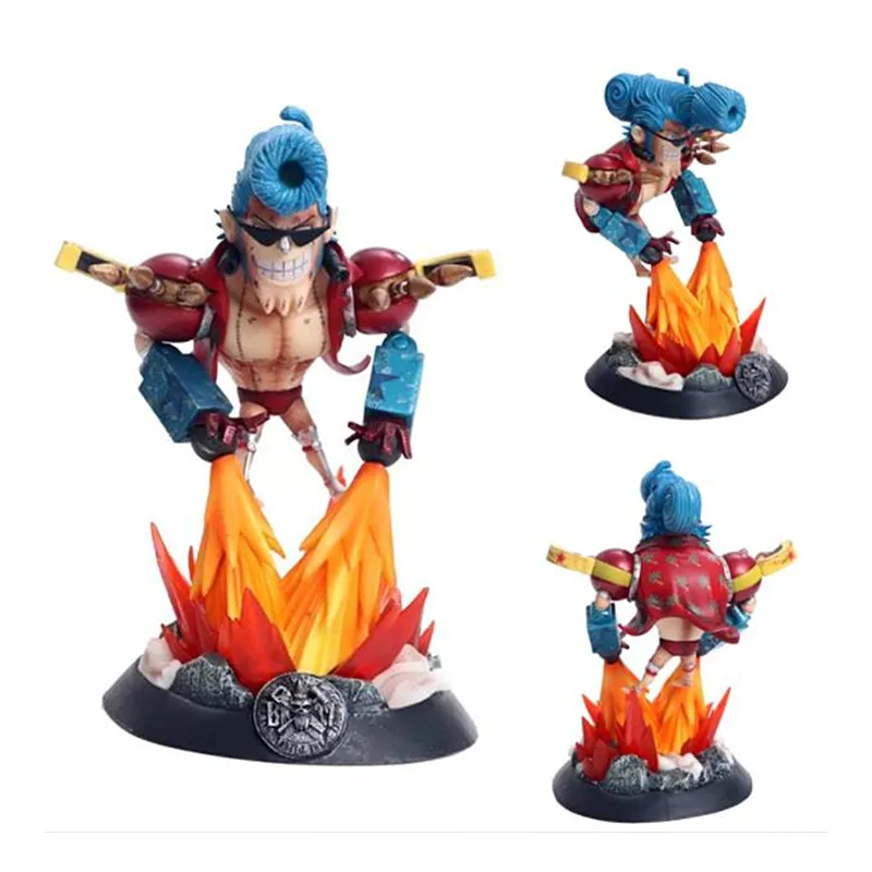 Многоцветный ONE PIECE Q издание FRANKY соломенная шляпа Пираты Карибского моря Shipwright Марле де Dragonne пластиковая фигурка героя модель игрушки M3037 - Цвет: Многоцветный
