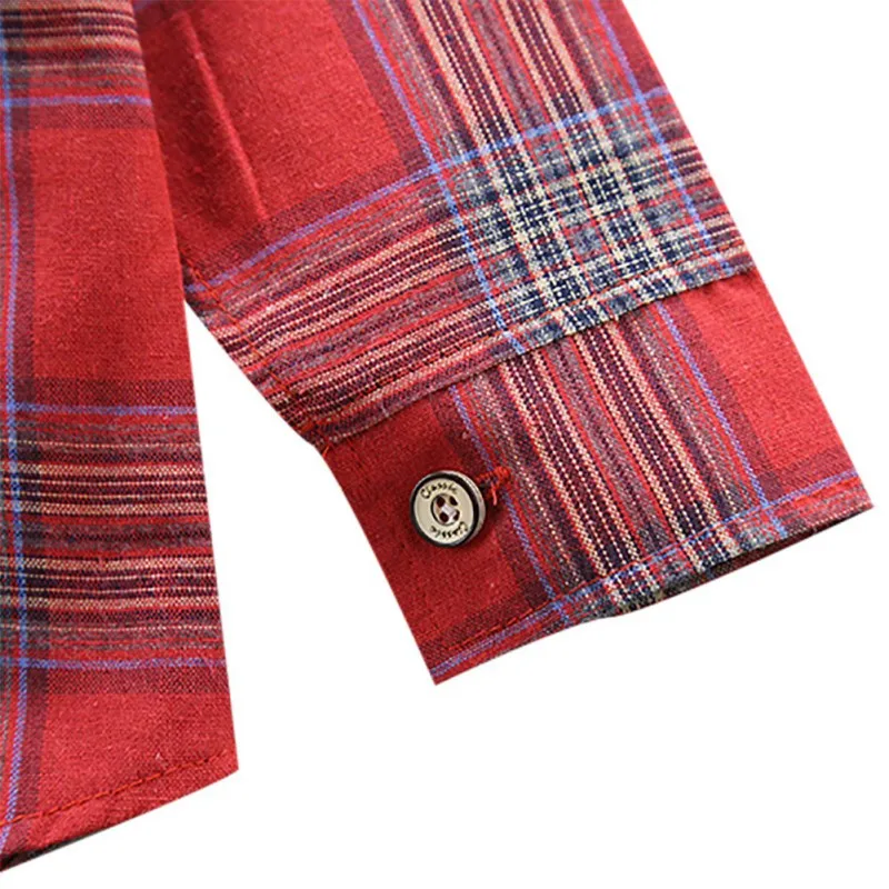 Autumn Baby Boys Long Sleeve Plaid Print Shirts Kids Tops Tees Shirts Casual Blouse