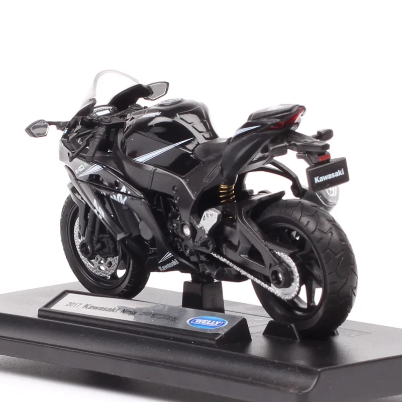 1:18 Масштаб Welly мини Kawasaki 2017 ниндзя ZX10 RR для мотокросса езды на мотоцикле