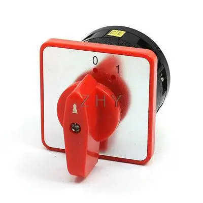 

Panel Mounted ON/OFF 2 Position 6 Screw Terminal Changeover Switch