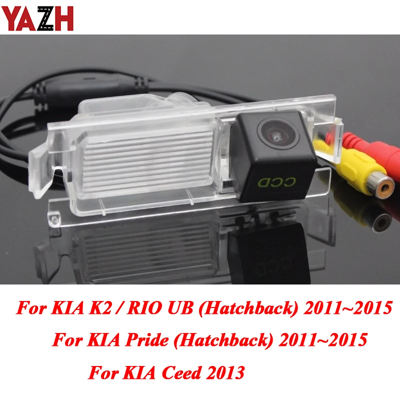 YAZH 175 Degree HD Reverse Rear View Camera For KIA Rio K2 Pride Hatchback Ceed 2011 2012 2013 2014 2015 Auto Packing | Автомобили и