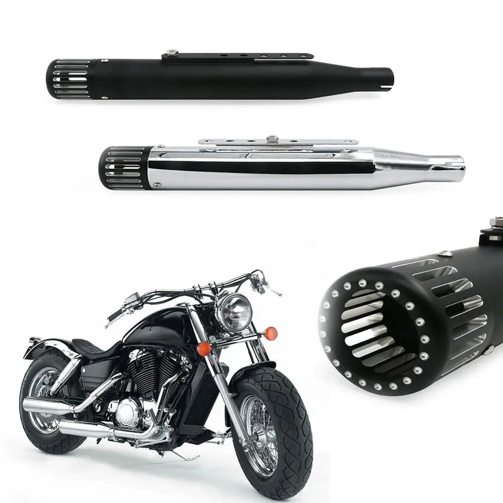 

Motorcycle Slip-On Exhaust Muffler Pipe For Harley Sportster 883 1200 Forty Eight Seventy Two Iron 883 XL1200X Chrome Black