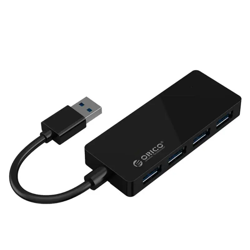 ORICO HC4-U3 4 порта USB3.0 концентратор Univseral USB разветвитель концентратор для настольного ноутбука компьютер для Windows/Linux/Mac черный белый