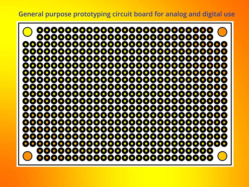 40 шт. PCB двухсторонний прототипирование PCBs Монтажные платы комплект, 5 размер Универсальный unrosed перфорированные печатные электрические платы