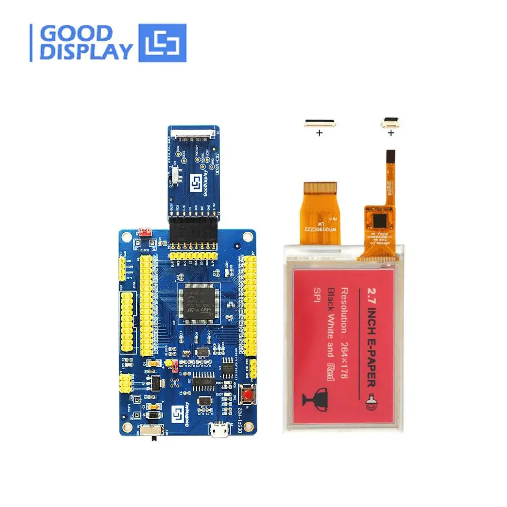 

2.7inch development kit with tri-color eink display screen