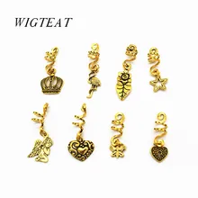 Новые металлические Viking спиральные dread борода дредлок бусины кольца трубки заколки для волос аксессуары Подвески