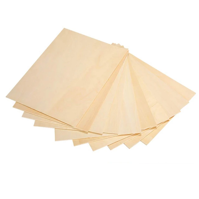 5/10pcs Balsa Wood Sheets Ply 100/200/300mm Long 100mm Wide 1-8mm Thick For