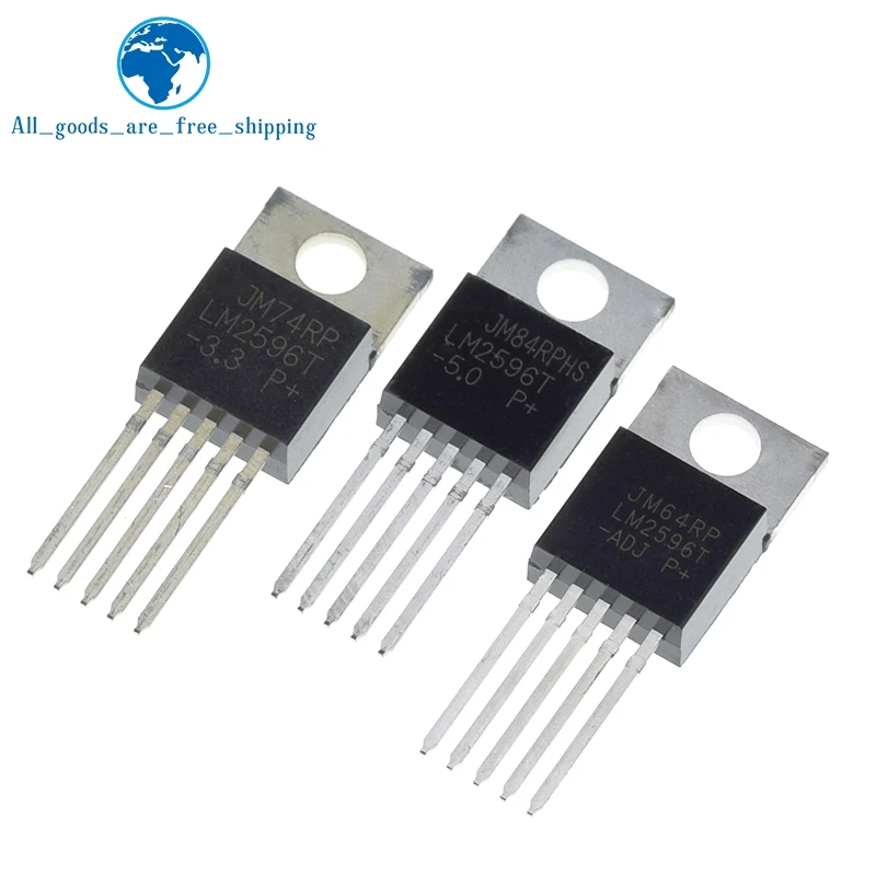 10 шт. IC LM2596T ADJ 3.3 5.0 220 Напряжение регулятор 3A Регулируемая Новый|voltage regulator|regulator