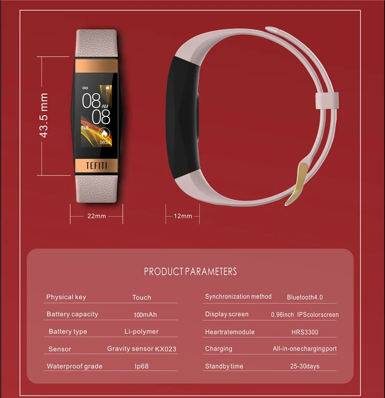 E78 смарт-браслет пульсометр кровяное давление smartband фитнес-браслет трекер Ip68 водонепроницаемые спортивные часы для Android IOS Телефон
