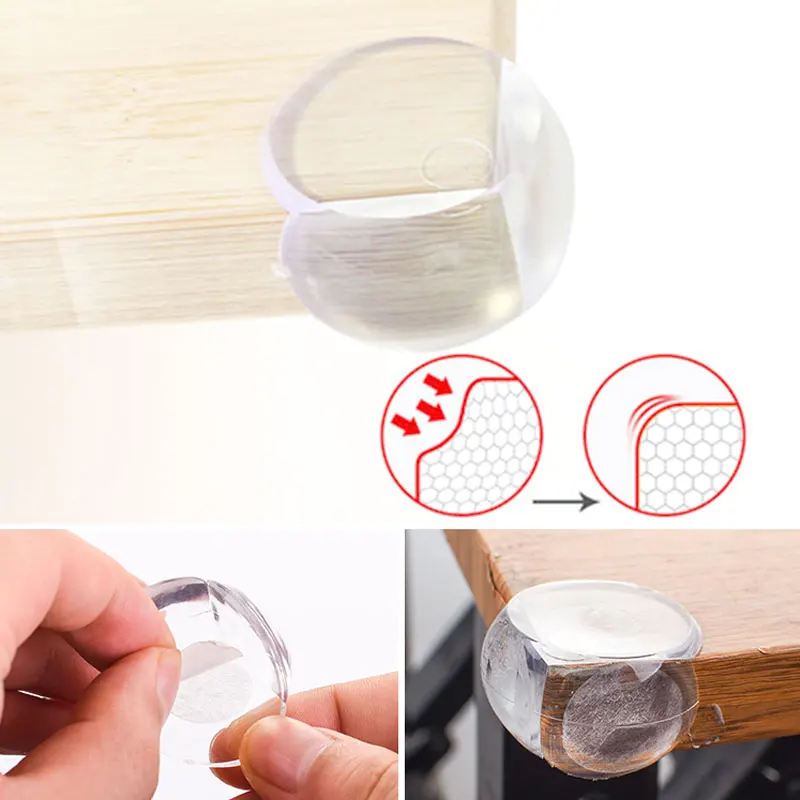 8Pcs/Lot Child Baby Safety Silicone Protector Table Corner Edge Protection Cover Children Anticollision Edge & Corner Guards
