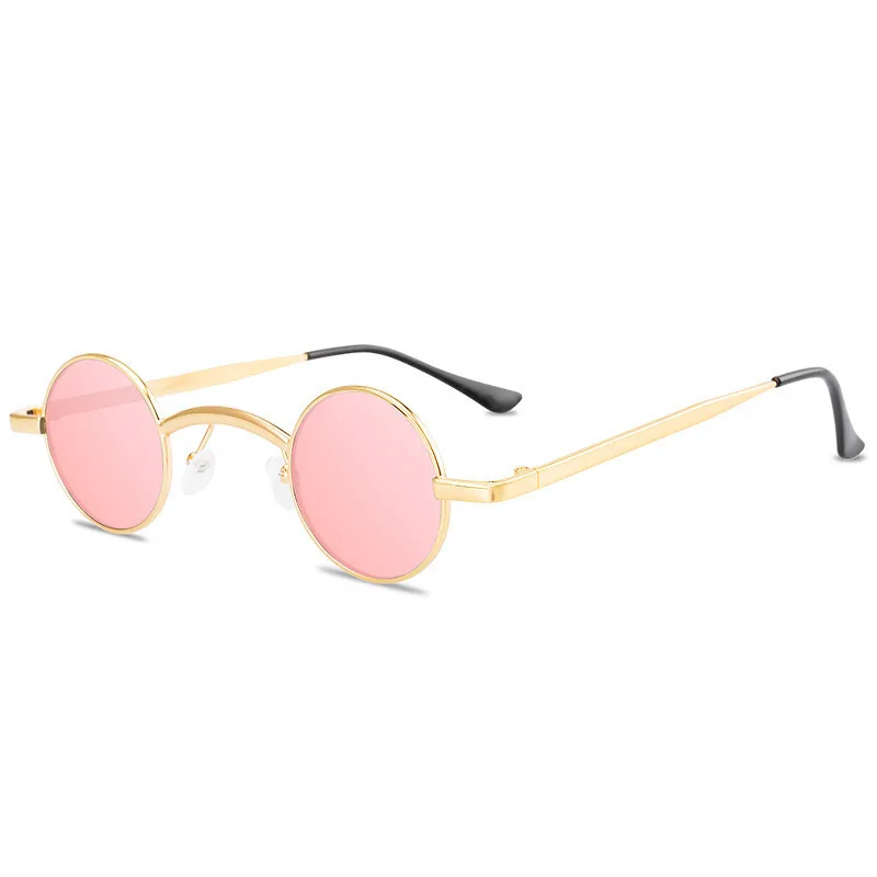 

Small Round Sunglasses Glasses Steampunk Retro Prince Mirror Ultra Small Frame Street Shot Rock Women Eyeglasses