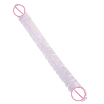 50LF Realistic Long Dildo Sex Toys with Double Heads G-spot Plug Adult for Women Lesbian 3
