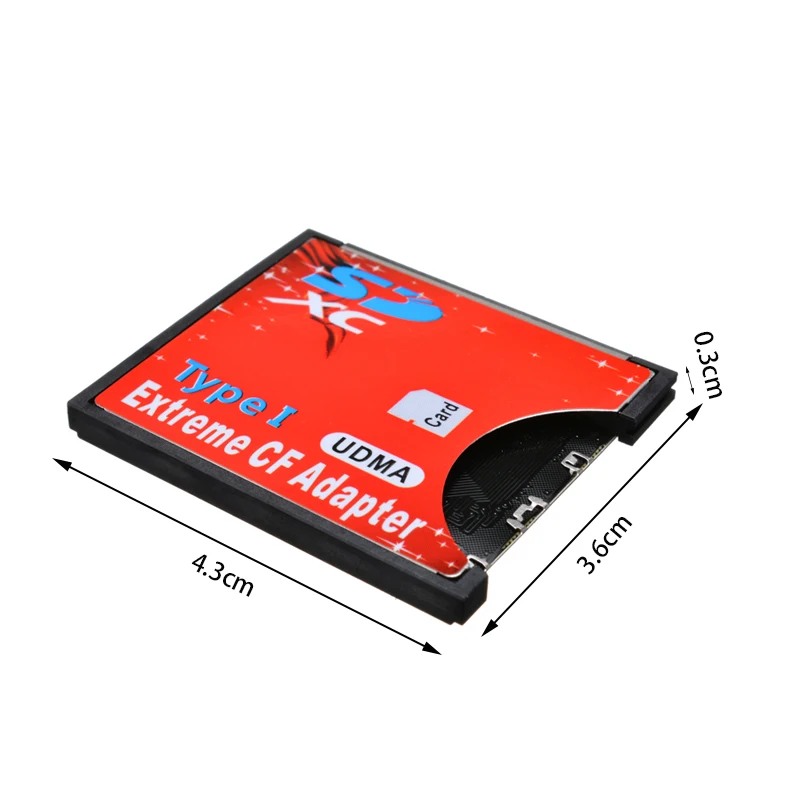 Mayitr 1 шт. с одним слотом для Micro SD/SDXC TF для компактной вспышки CF тип I устройство для чтения карт памяти Писатель адаптер