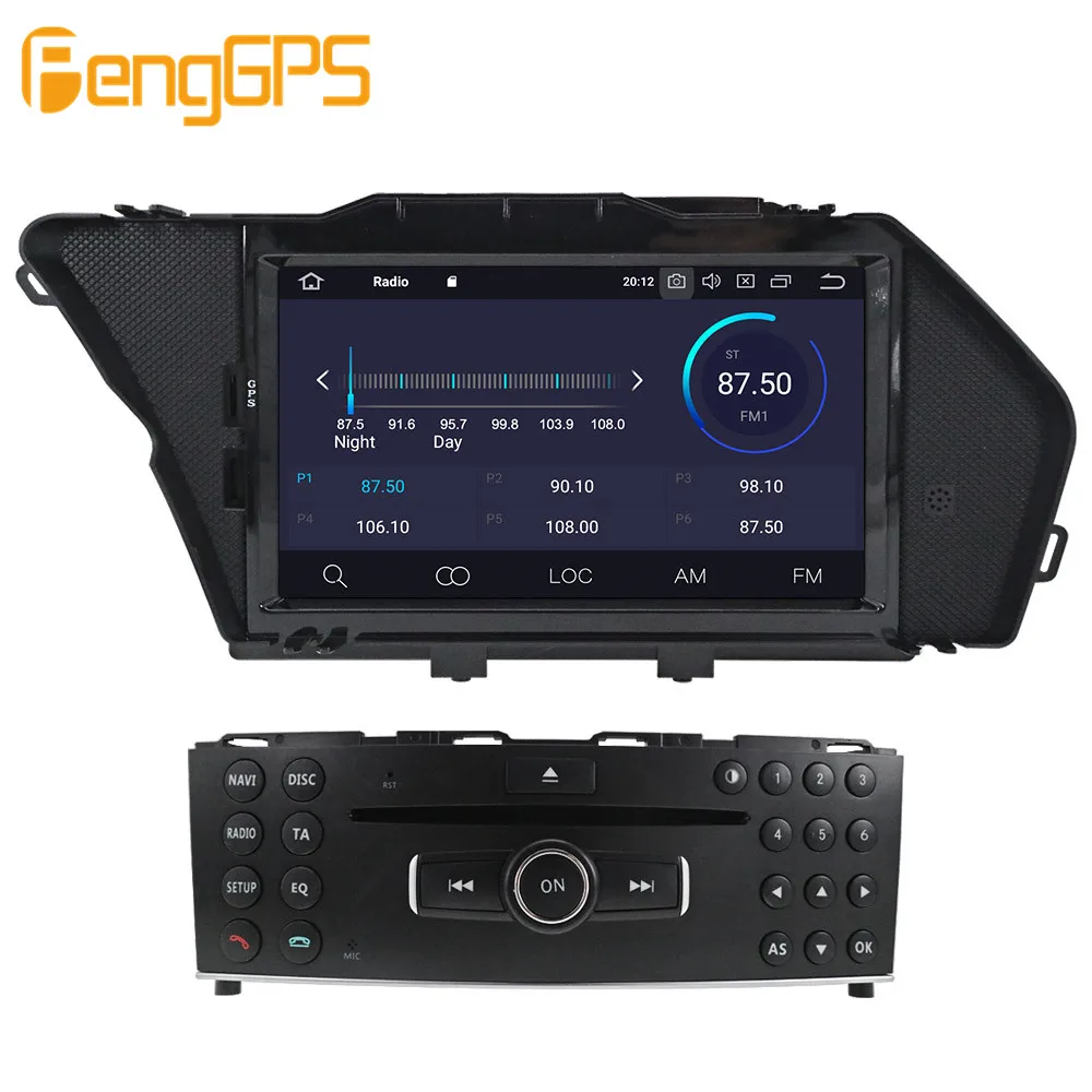 Android 9.0 4+64GB Built-in DSP Car multimedia DVD Player GPS Radio For Mercedes Benz GLK X204 GLK 300 GLK350 GPS Navigation