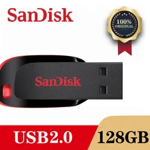 SanDisk CZ50 USB флеш-накопитель 128 ГБ/64 Гб/32 ГБ/16 ГБ флеш-накопитель Флешка флеш-диск USB 2,0 карта памяти usb диск USB флеш-накопитель