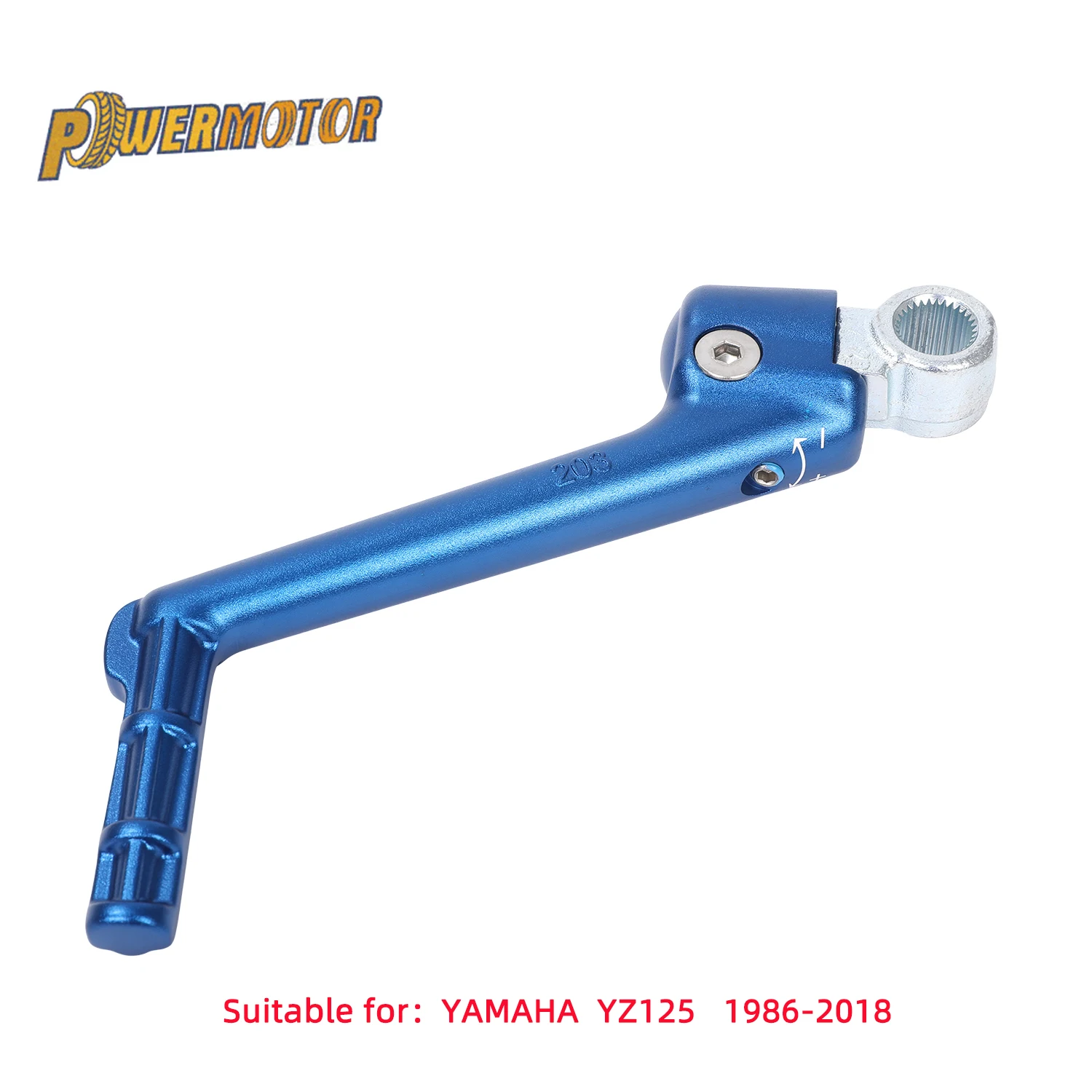 Новый алюминиевый кованый стартовый рычаг для YAMAHA YZ125 YZ 125 86 16 YZ250 250 02 YZ250X 2016 Байк