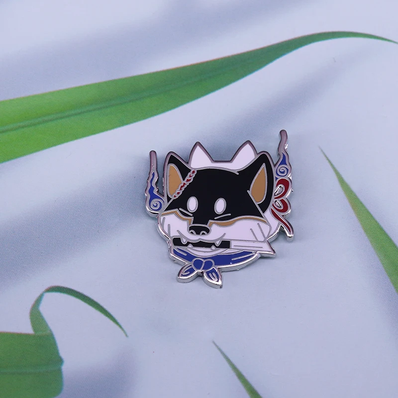 Жесткая эмалированная заколка для собак|Броши| |