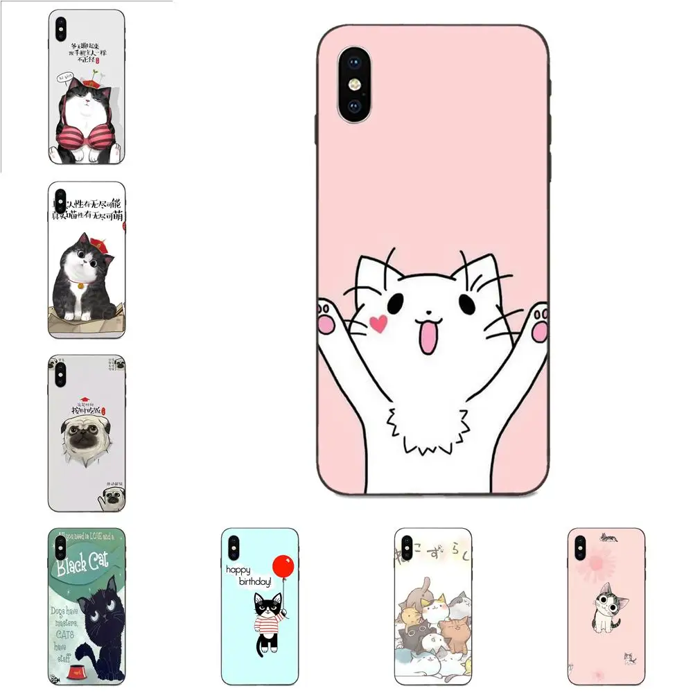 3d Фортуна Кошка милый кот животное для Galaxy C5 C7 J1 J2 J3 J330 J5 J6 J7 J730 M20 M30 Ace Core Max Mini Plus Prime
