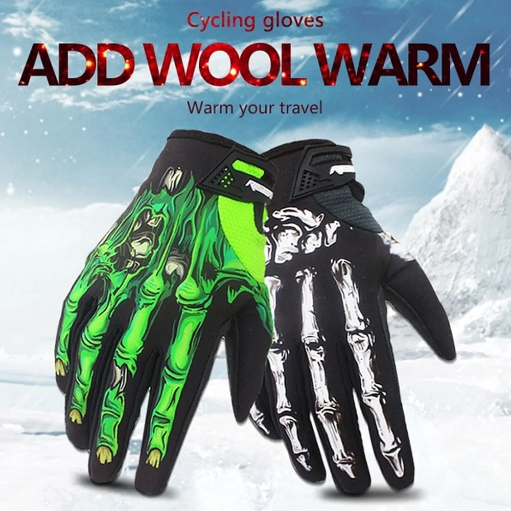 

1Pair Winter Cycling Gloves Ghost Claws Windproof Warm Touch Screen Riding Outdoor Sports Gloves