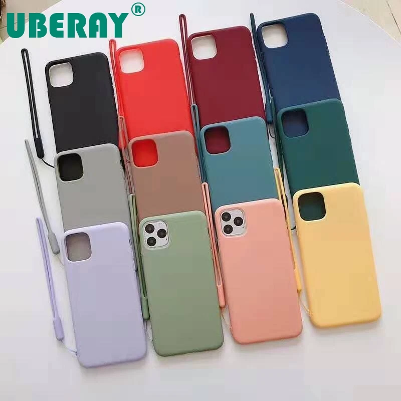 UBERAY Новинка силиконовый чехол для телефона iPhone 11 Pro Max X XR XS 6 6S 7 8 плюс мягкий из ТПУ