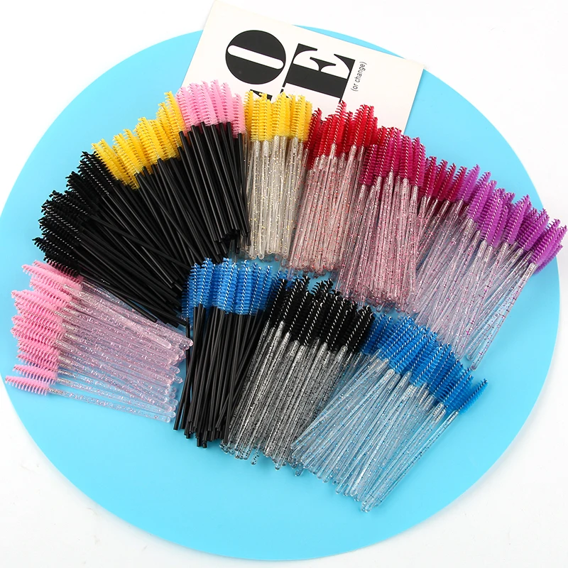 Расческа для ресниц SHIDISHANGPIN одноразовый кристалл расческа 5/25/50Pcs наращивание