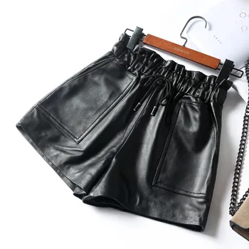 

New Haining 100% leather shorts in autumn and winter