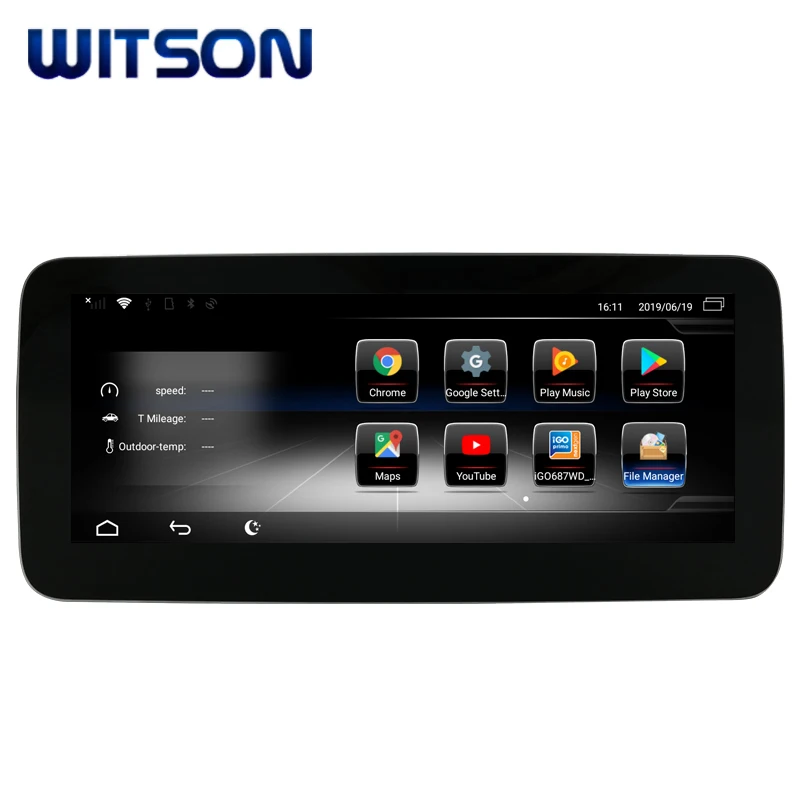 WITSON Android 9,0 10,25 ''Автомобильный gps радио для BENZ B-class W246 B180 B200 B220 B250 B260 2013- NTG4.5 4+ 32 ГБ авто стерео - Цвет: Android 7.1  4 Core