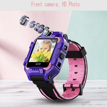

9W Ip67 Waterproof Children Smart Watch Wifi Positioning Dual Camera Phone Watch 360 Degree Rotation 680Mah Kids Anti-lost Watch