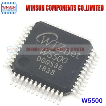 

5PCS W5500 LQFP 5500 QFP SMD new and original IC