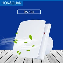 Hon& Guan 4 ''домашний вентиляционный вытяжной вентилятор, настенный, низкий уровень шума, для дома, ванной, кухни, сильные вентиляционные вентиляторы; 10 Вт; 110 В/240 В