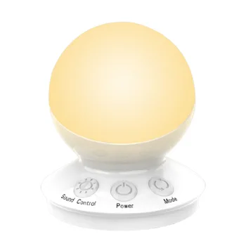 

Colorful Home Decor Bedside Night Light USB Rechargeable RGB Color Power Bank With DIY Sticker Atmosphere Lamp Living Room Music