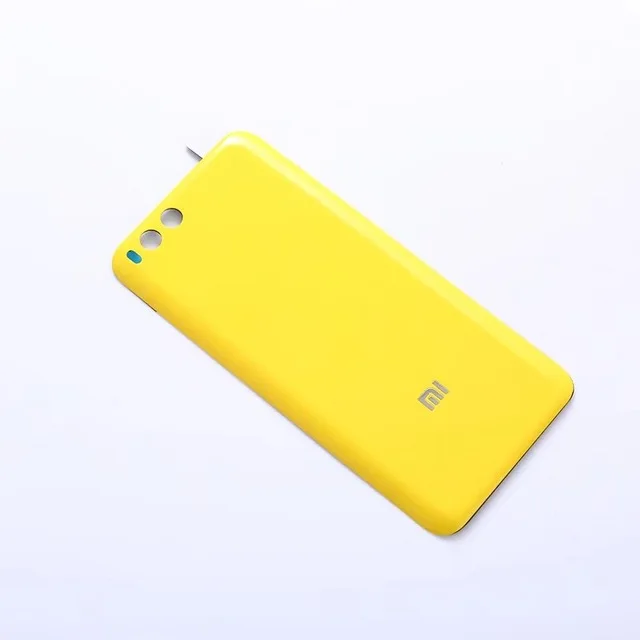 Корпус для Xiaomi mi 6 mi 6 M6 Xiao mi 6 пластиковая Глянцевая задняя крышка для батареи запасные части для мобильного телефона с клеем