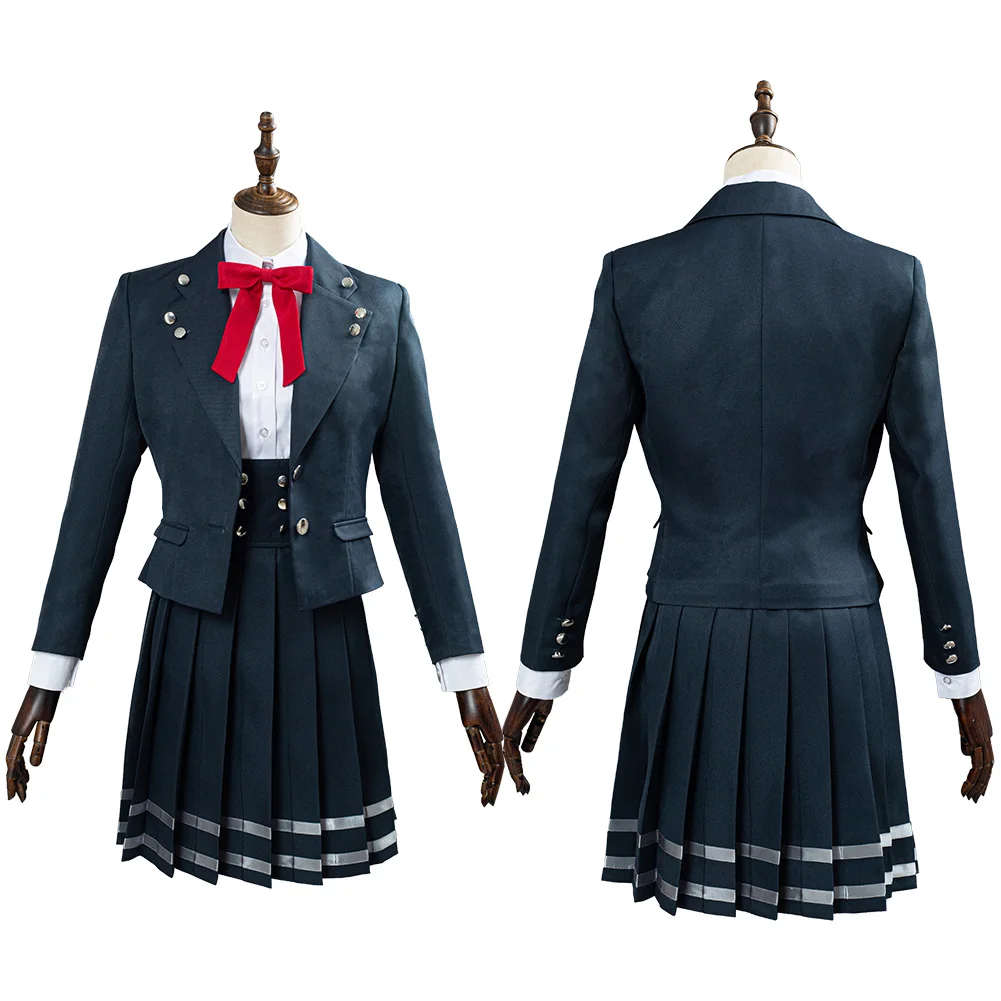 Danganronpa V3 Shirogane Tsumugi Cosplay Costume School Uniform Skirts Outfits Halloween Carnival Costumes | Тематическая одежда и