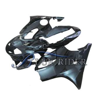 

motorcycle High quality ABS fairings for Honda CBR 600 F4 1999 2000 full black fairing kit CBR600 F4 99 00 Bodywork Blue Rider