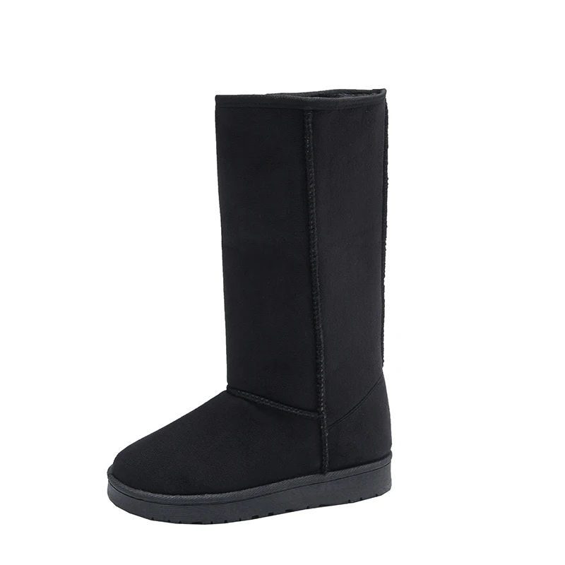

High Tube Snow Boots Women's Winter New 32 Cm Large Size Plus Velvet Thickening Student Warm Cotton Shoes 41 Size 2020
